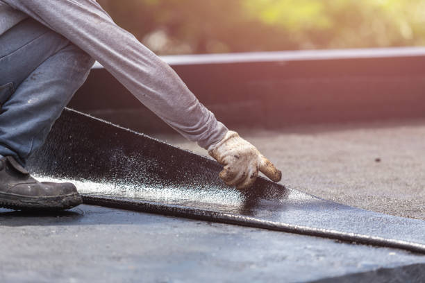 Professional Basement Waterproofing technician working in Hebron, PA